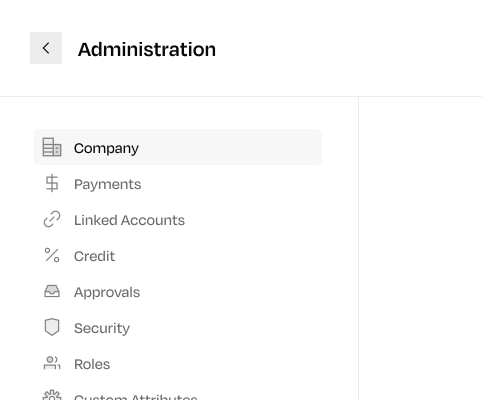 Organization settings redesign